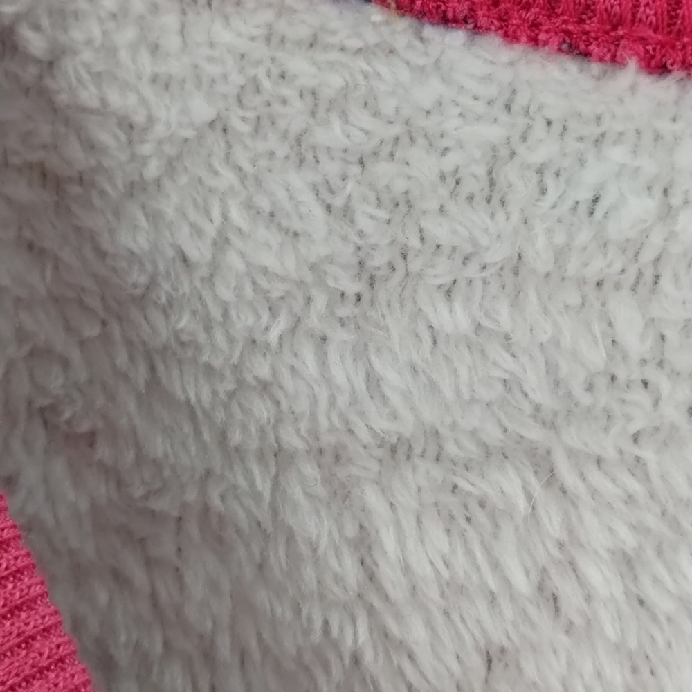 Natural Life one Piece pajamas pink blue multicolor x-small to small fleece zip - Picture 8 of 13